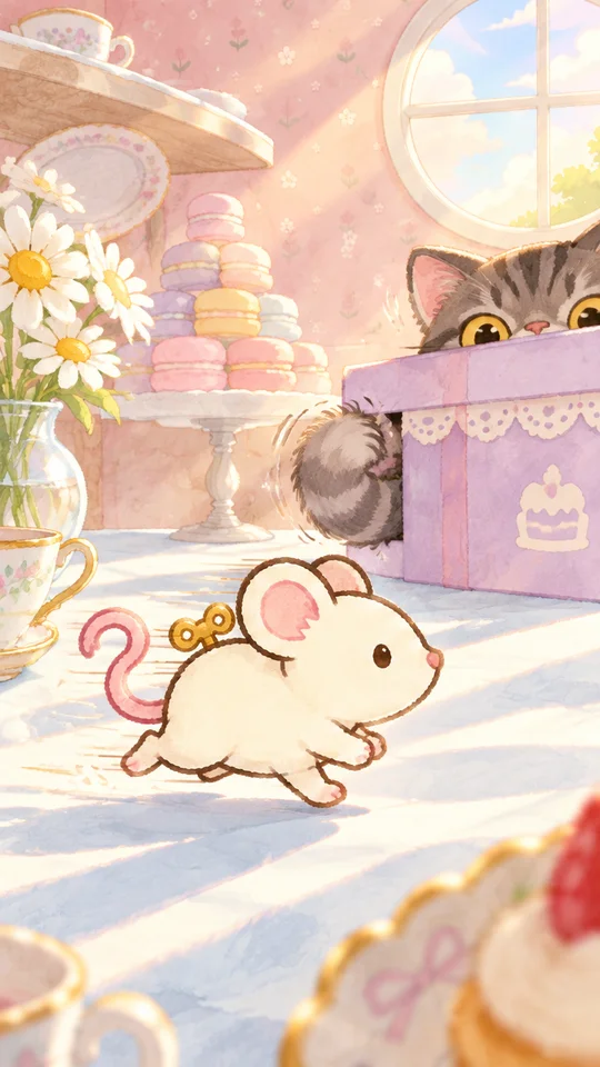 ねずみの だるまさんがころんだ!