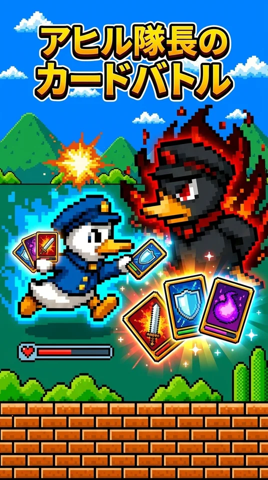 アヒル隊長のカードバトル