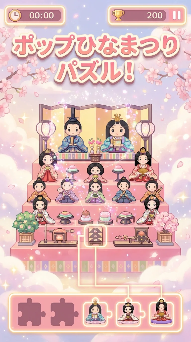 ポップひなまつりパズル！
