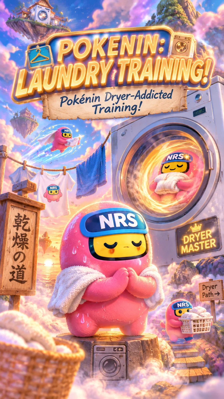 ポケニン物干し修行！