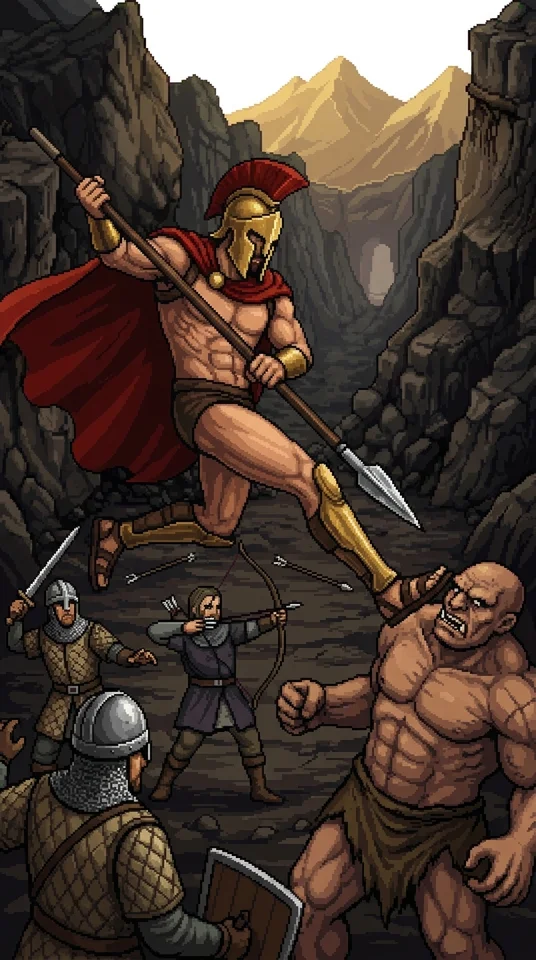 Sparta's defense battle!