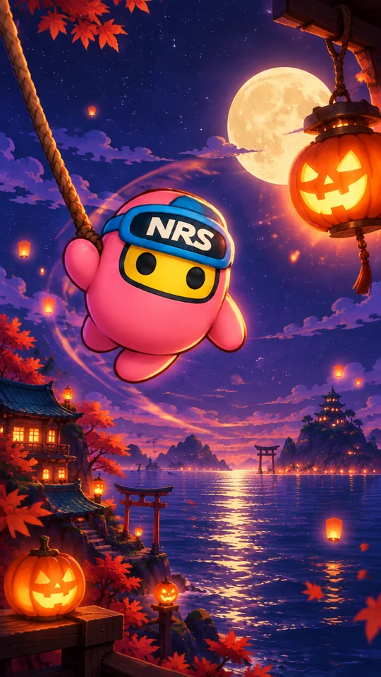 ポケニンと月夜のハロウィンスイング
