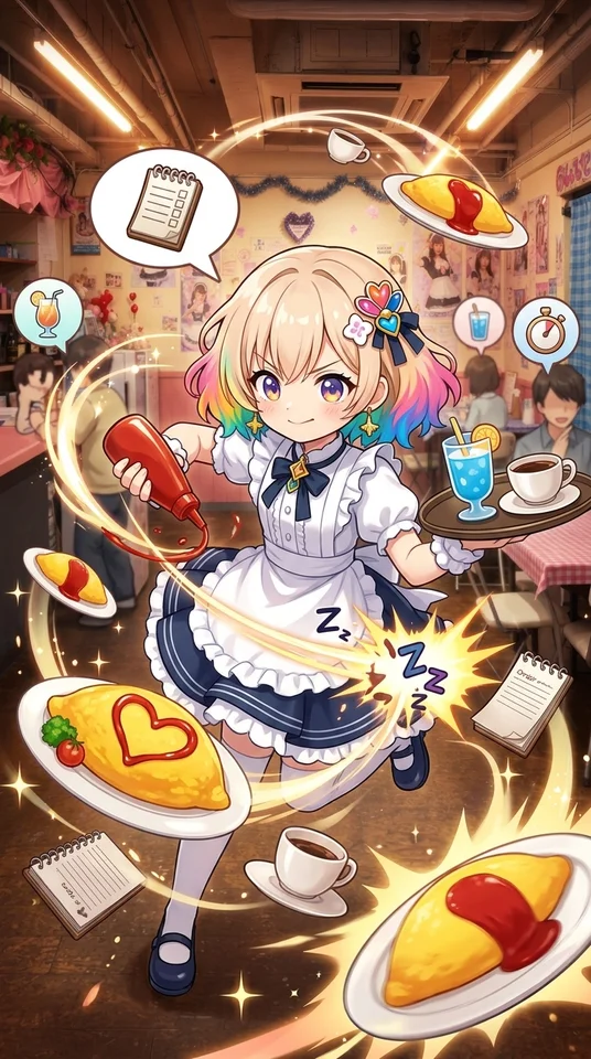 ルミナのメイドカフェラッシュ