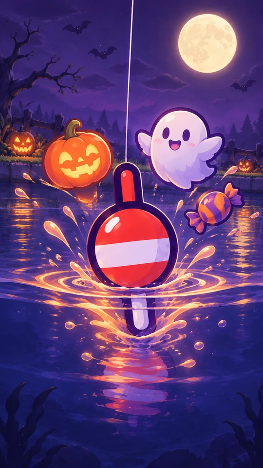 おばけ池でハロウィン釣り！