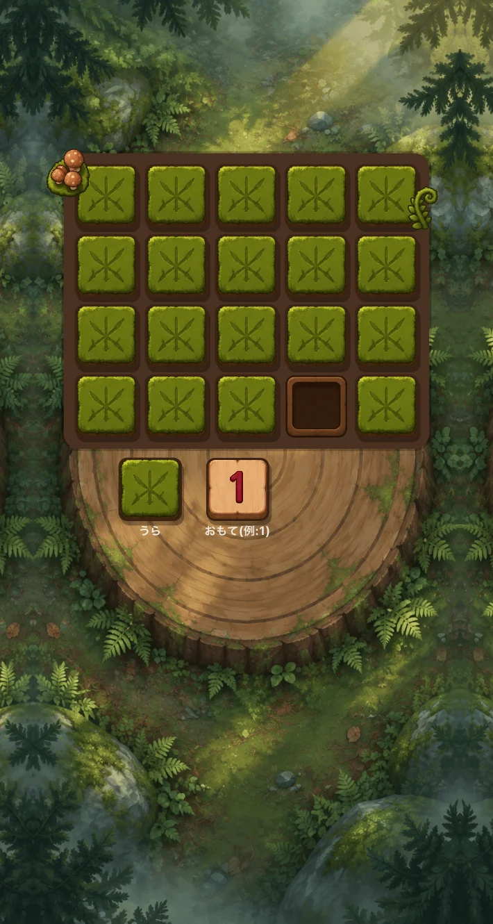 もりのきふだパズル!おぼえてならべよう