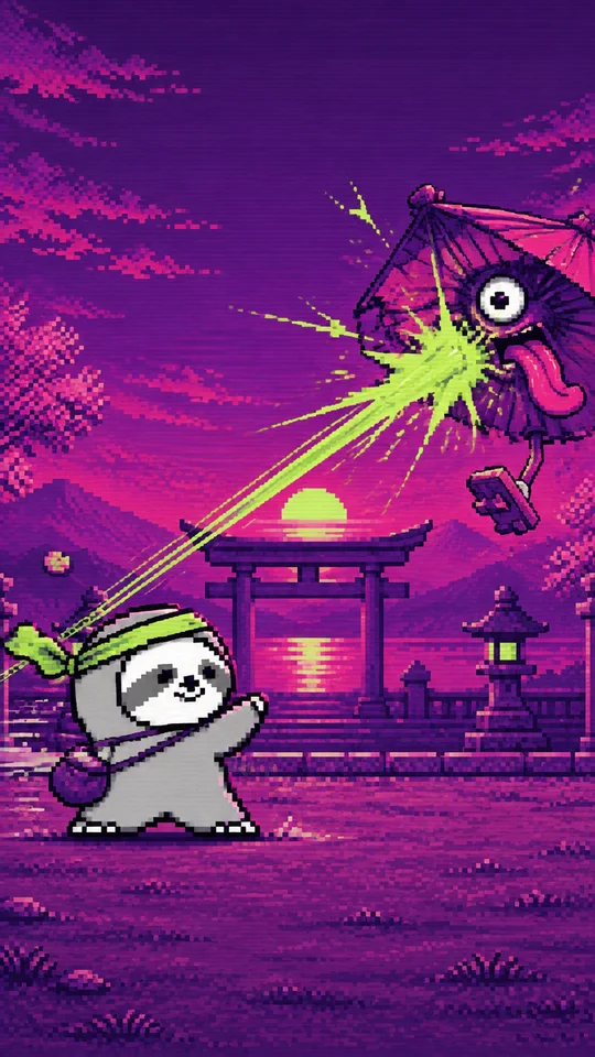 ひっぱれ！ゆうしゃとからかさおばけ