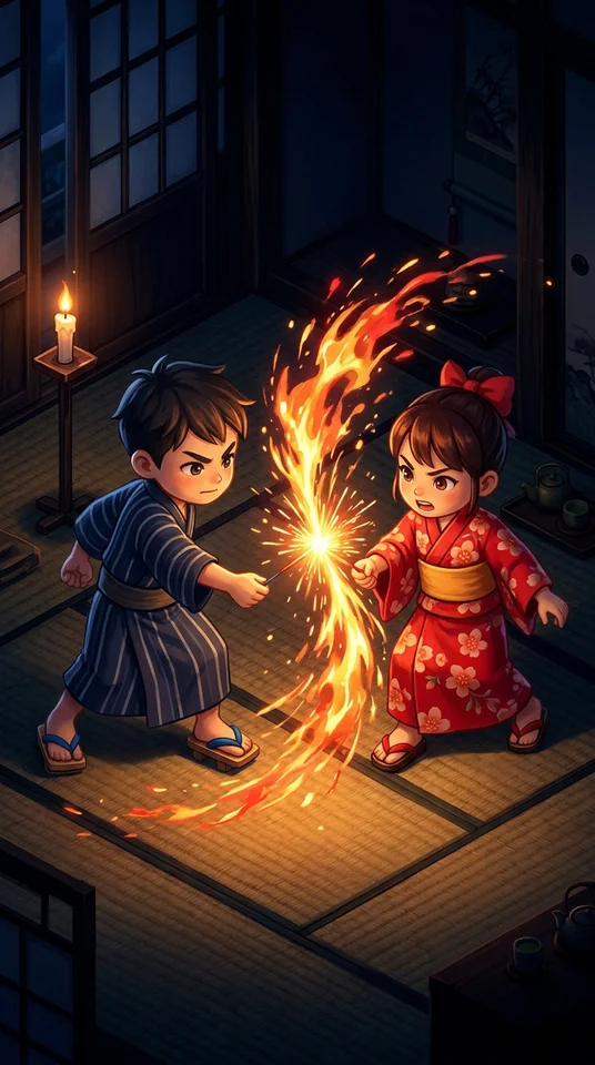 線香花火バトル