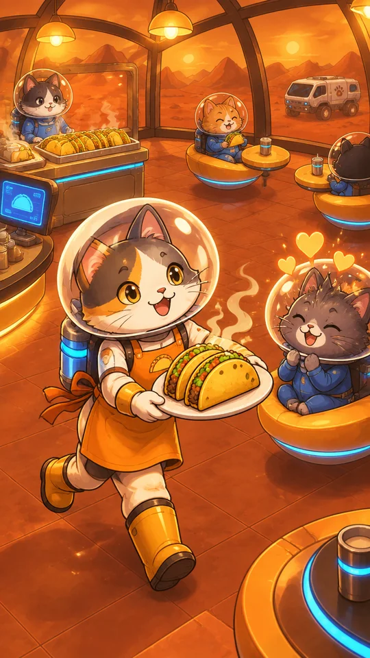かせい タコス ねこカフェ