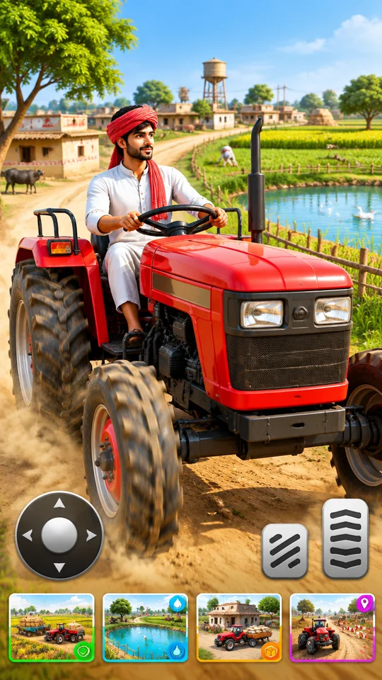 Red Tractor Village Ride