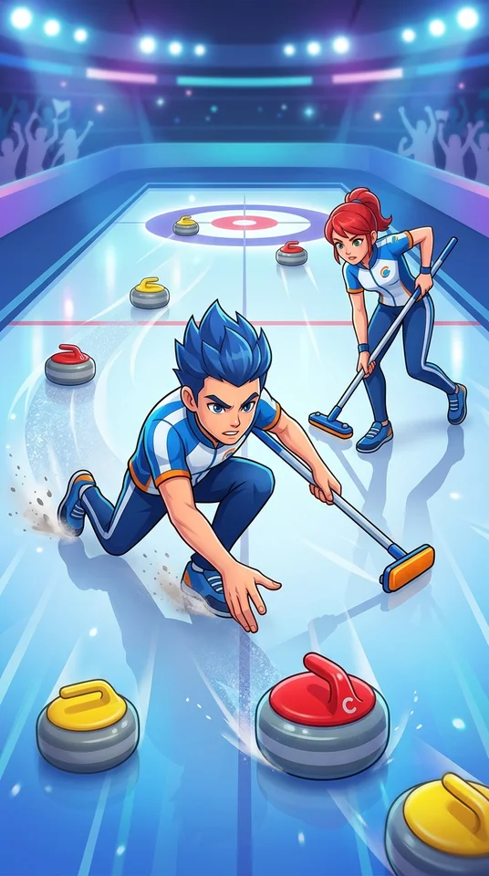 3D Curling First Person