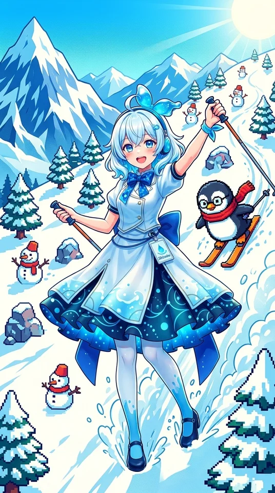 しずくのスキー