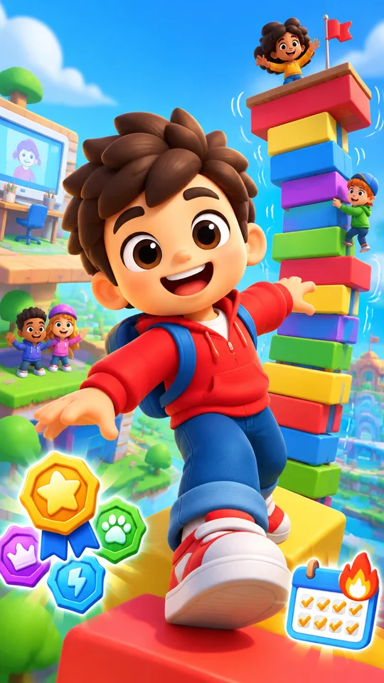 Wobbly Tower: Stack It Tall!