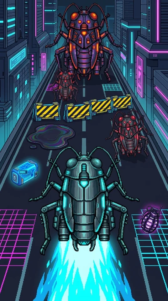 Neon Roach Racing