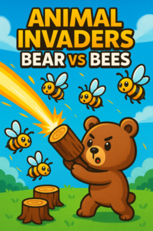 Animal Invaders Bear vs Bees