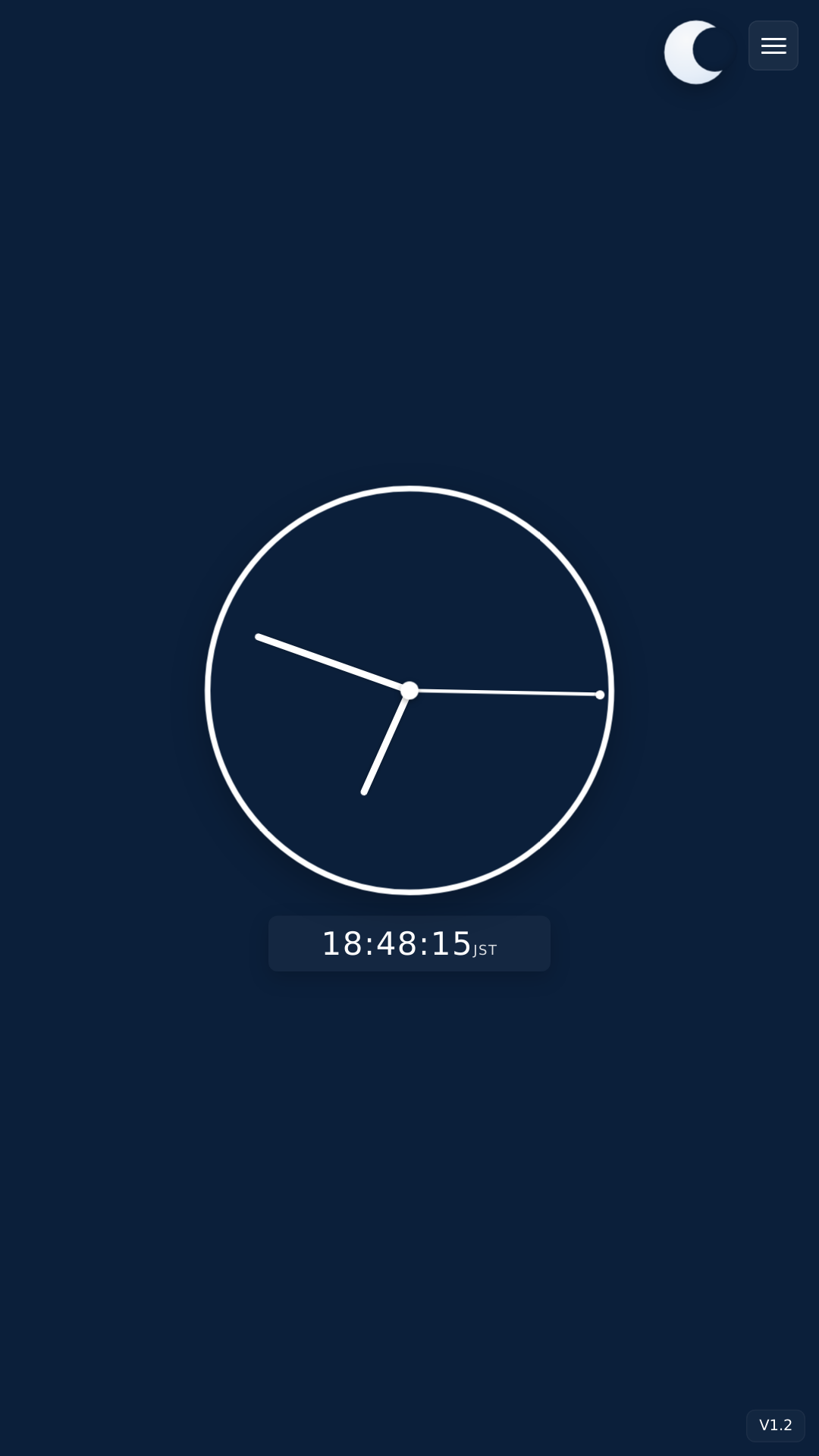 Customizable JST Clock Quiz