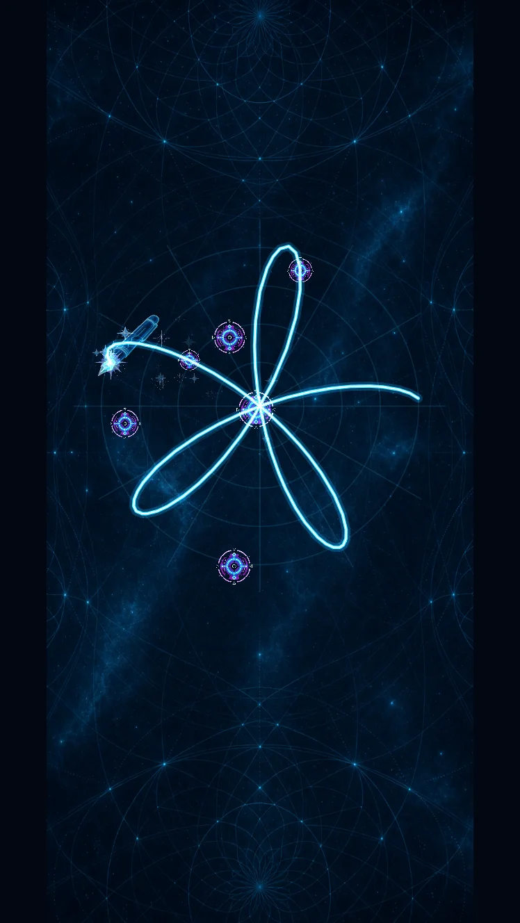 Neon Pen Spirograph