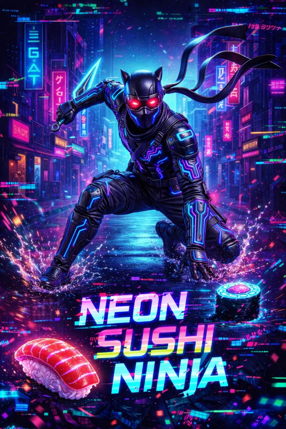 NEON SUSHI NINJA