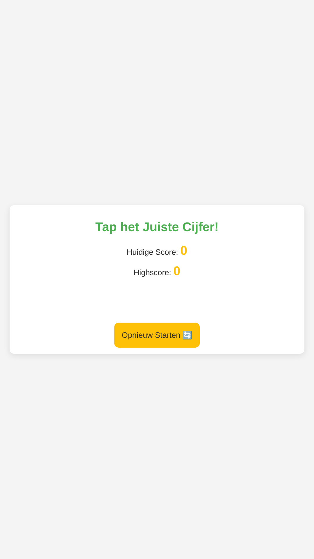 Tap the Right Number!