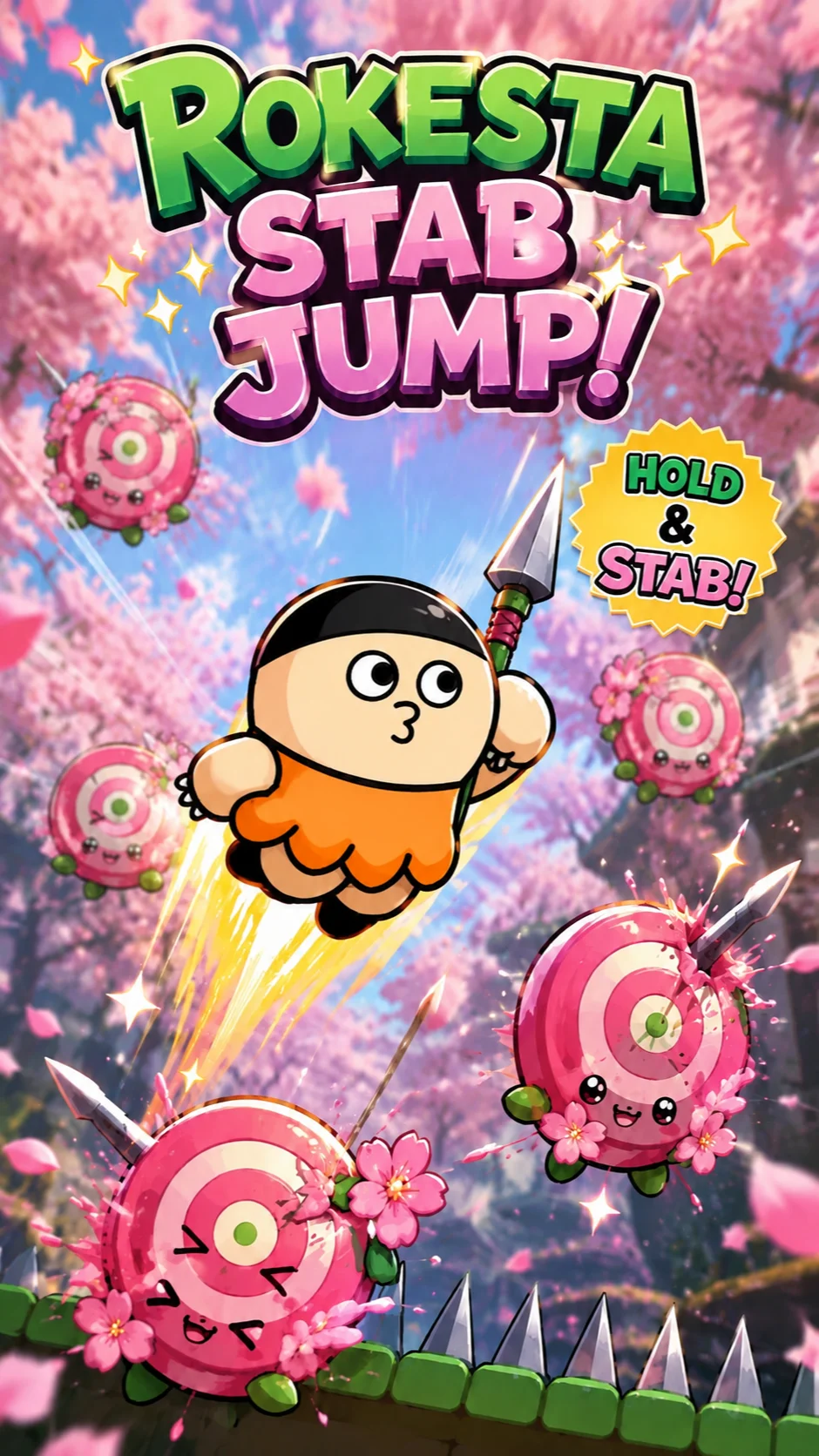 桜突き刺しジャンプ (Sakura Spear Jump)
