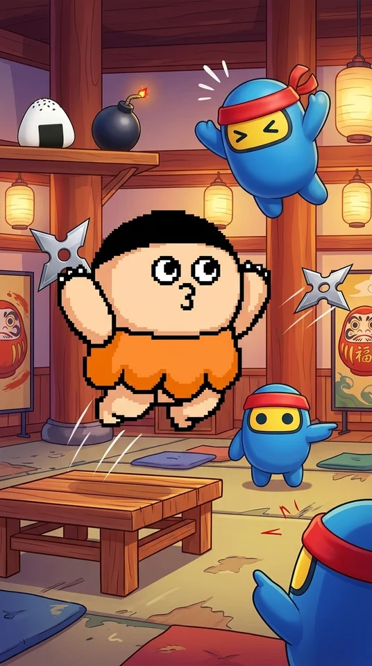 ロケスタくんのだるまバトル