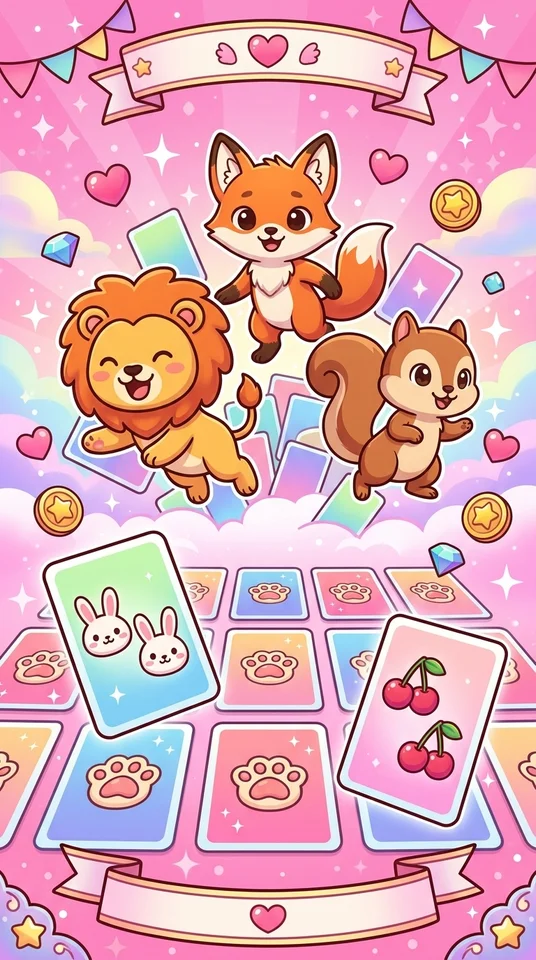 かわいい カードあわせ
