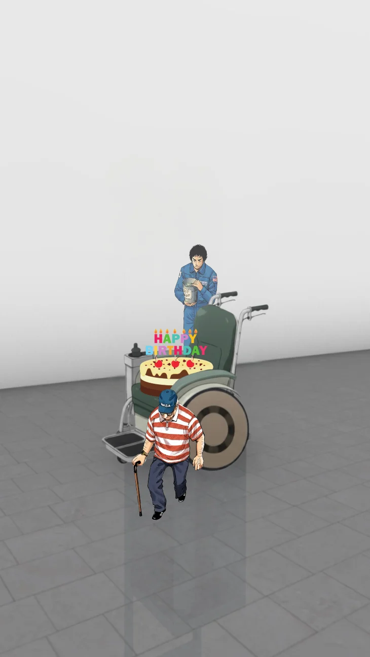 オレの誕生日だムッタ　宇宙兄弟椅子取りゲーム