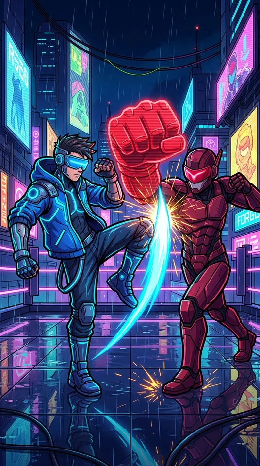 Neon Ring Super Duel