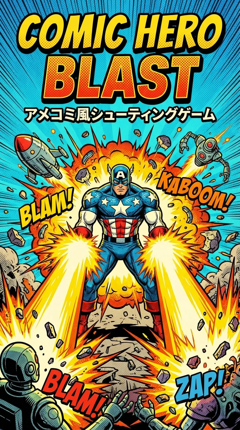 COMIC HERO BLAST - アメコミ風シューティングゲーム
