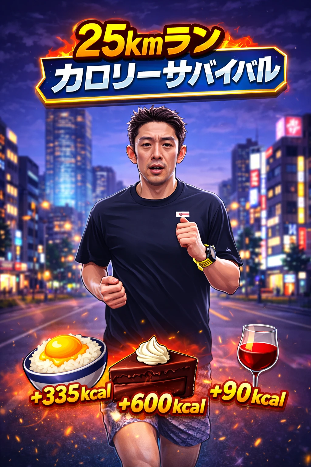 田中渓 25kmラン・カロリーサバイバル